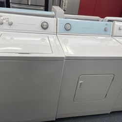Roper Washer And Dryer Set. 1 year Warranty 