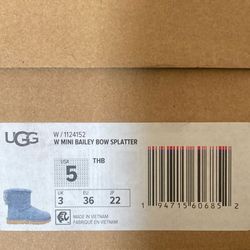 UGG with Mini Bailey Bow Splatter