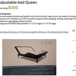 Adjustable Bed Queen