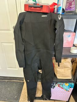 Quiksilver Full Wetsuit Black Neoprene size M