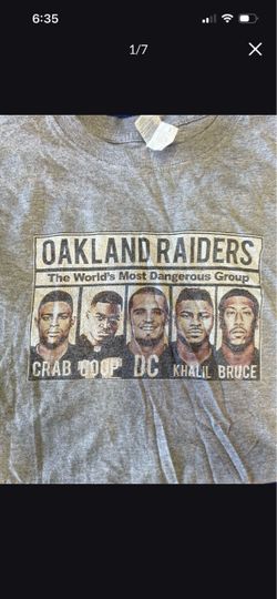 Oakland Raiders T Shirt Big and Tall 3XL