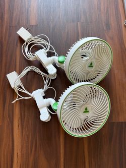VIVOSUN AeroWave E6 Gen2 Grow Tent Oscillating Clip Fan, 6" Fan White