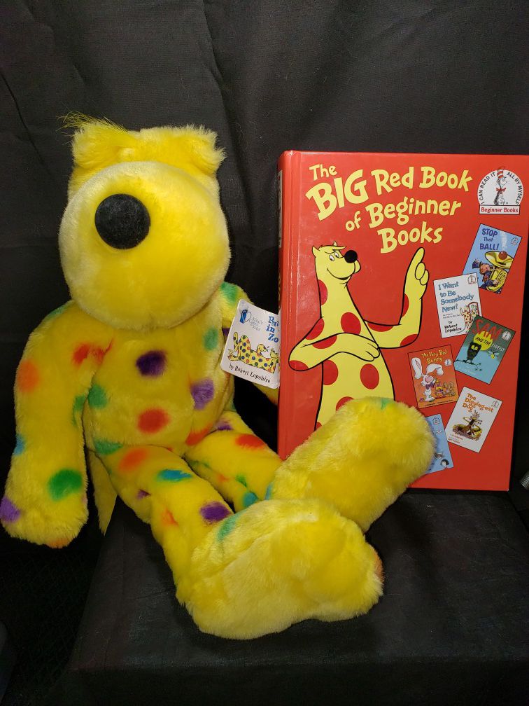 Plush put me in the zoo with a big red book of beginner books
