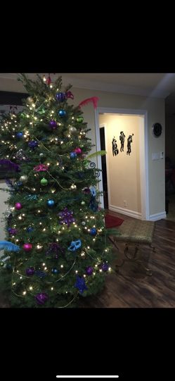 Christmas decor Mardi Gras