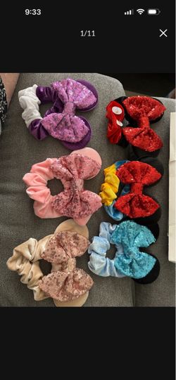 New mini and Mickey scrunchies