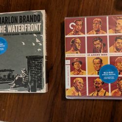 $35 FOR BOTH, $20 FOR ONE - On The Waterfront and 12 Angry Men Criterion Collection Blu Rays