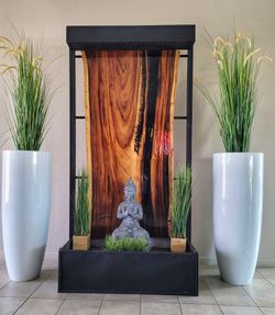 4 Piece Wood Water Fountain 