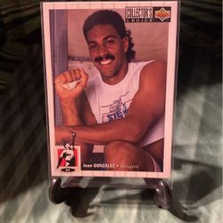 Juan Gonzalez Card