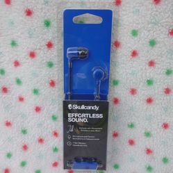 Skullcandy Jib In-Ear Noise-Isolating Earbuds - Blue with Microphone