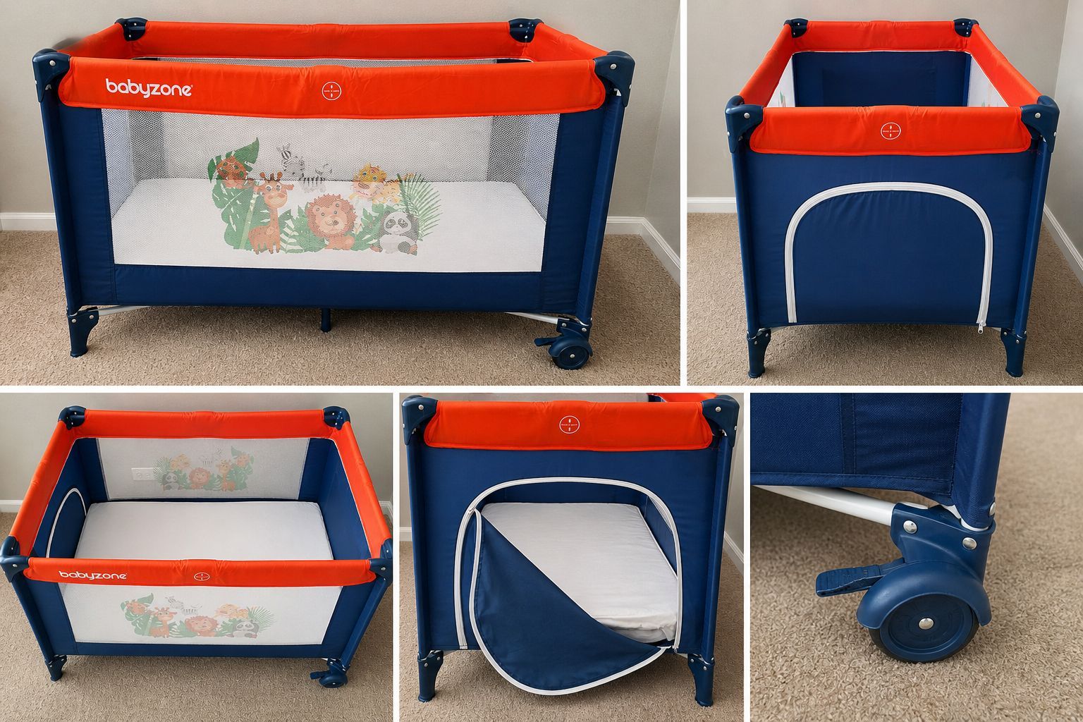 Foldable Baby Playpen / Travel Crib – Great Condition