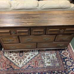 8 Drawer Wood Dresser