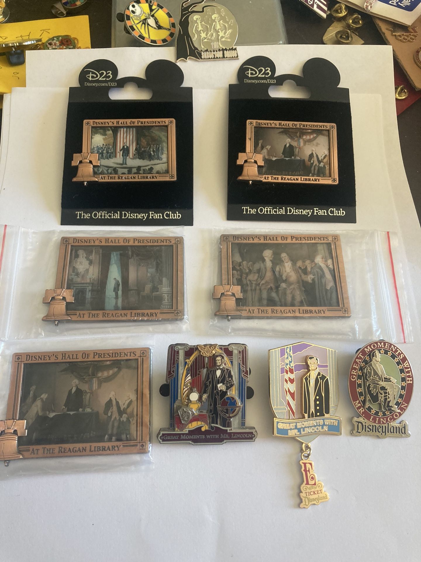 Disney Presidents Pins