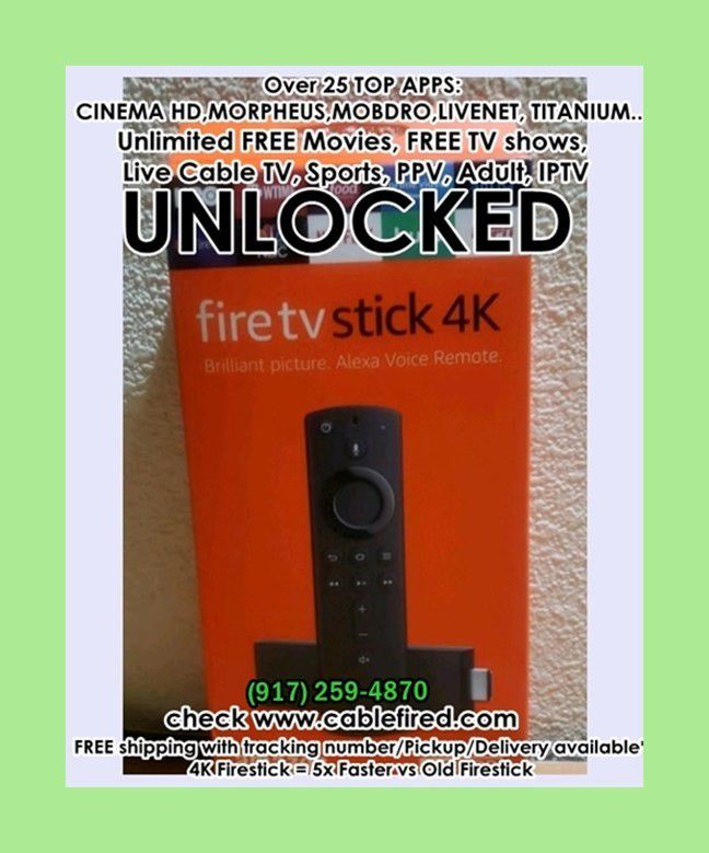 New Unlocked Amazon fire TV Stick