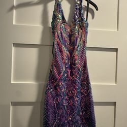 Short Sequin Dress Size 0