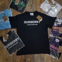 Burberry Black Tshirt  All Sizes