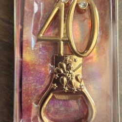 6 Birthday Bottle Openers 40th