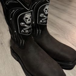 Ariat WorkHog XT Bolt Skull Work Boots