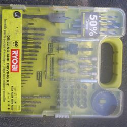 Ryobi 60 Piece Drilling And Driving Kit