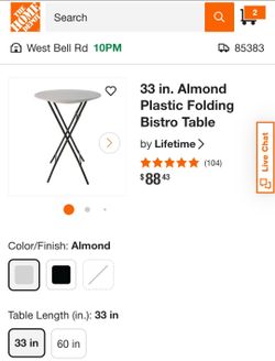 Cocktail table