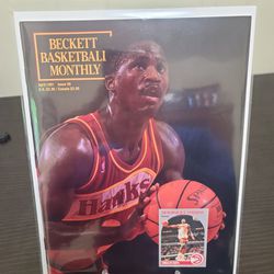 Dominique Wilkins Hawks NBA basketball Beckett magazine 