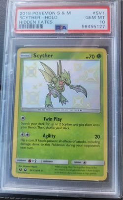 Holo Scyther - Hidden Fates (PSA 10)
