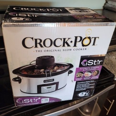 Crock-Pot 6 qt Digital Slow Cooker w/ iStir Automatic Stirring