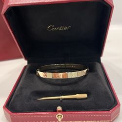 Gold Cartier Love Bracelet 