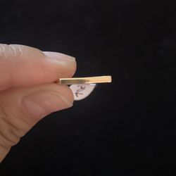 14k Gold Bar Ring