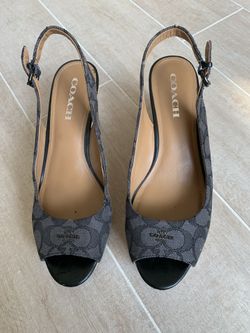 Coach sling backs size 9.5
