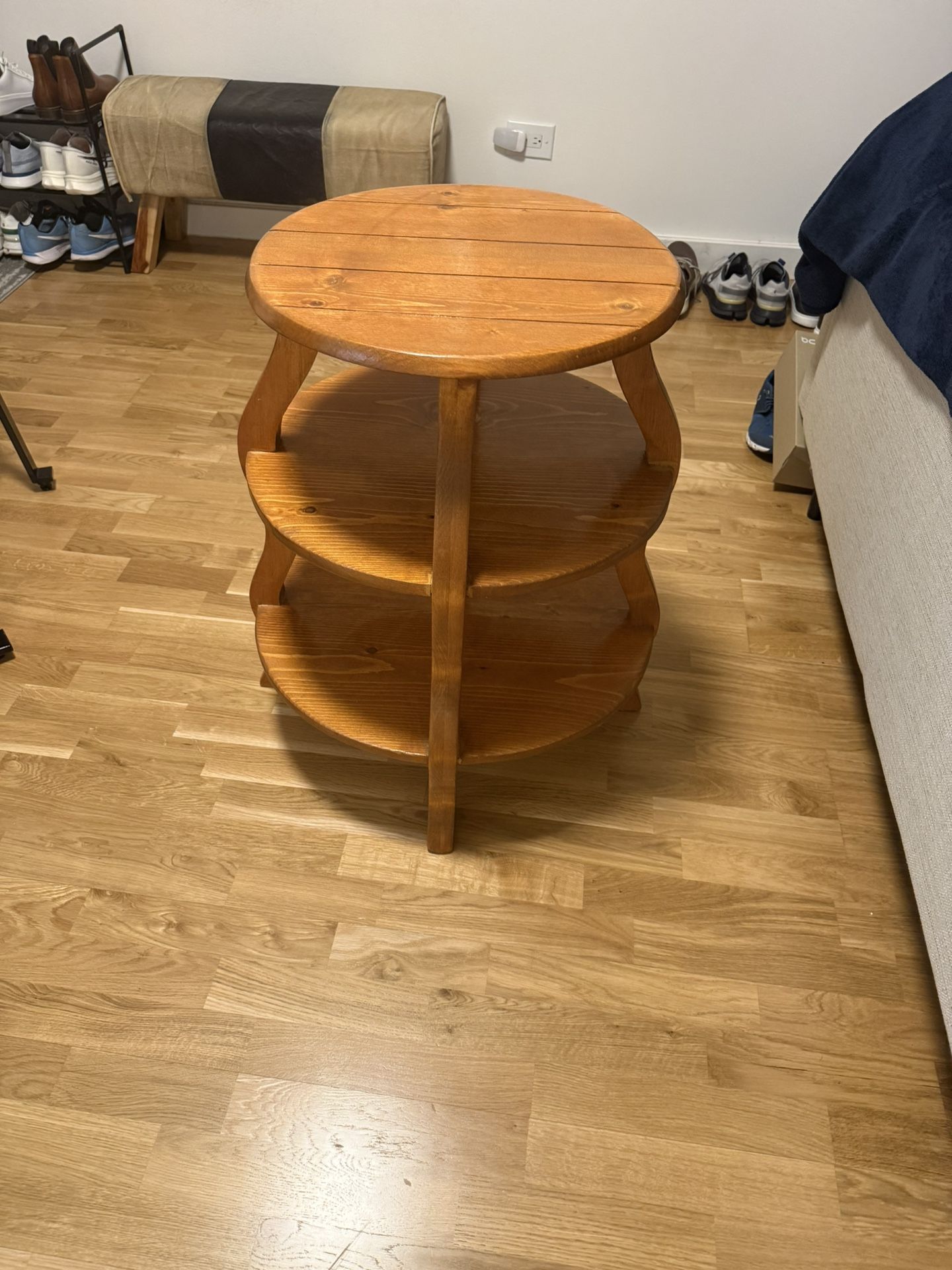 Solid Wood End Table
