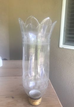 Vintage Hurricane Lamp Shade