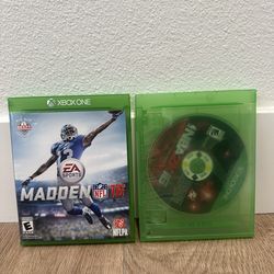 Madden NFL 16 NBA 2K16 Xbox One Game Lot Bundle Tested Working Complete