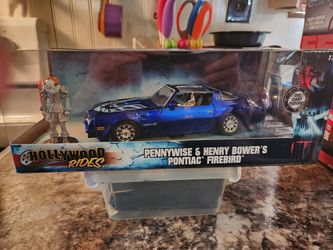 It Jada Metals Hollywood Rides Pennywise & Henry Bowers Pontiac Firebird 