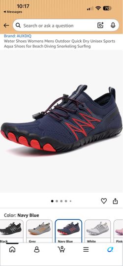 Water Shoes Womens Mens Outdoor Quick Dry Unisex Sports Aqua Shoes for Beach Diving Snorkeling Surfing