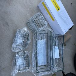 New Shower Caddy Adhesive, 5 pack Corner Bathroom Shelf Set