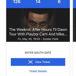 Weeknd Tickets 