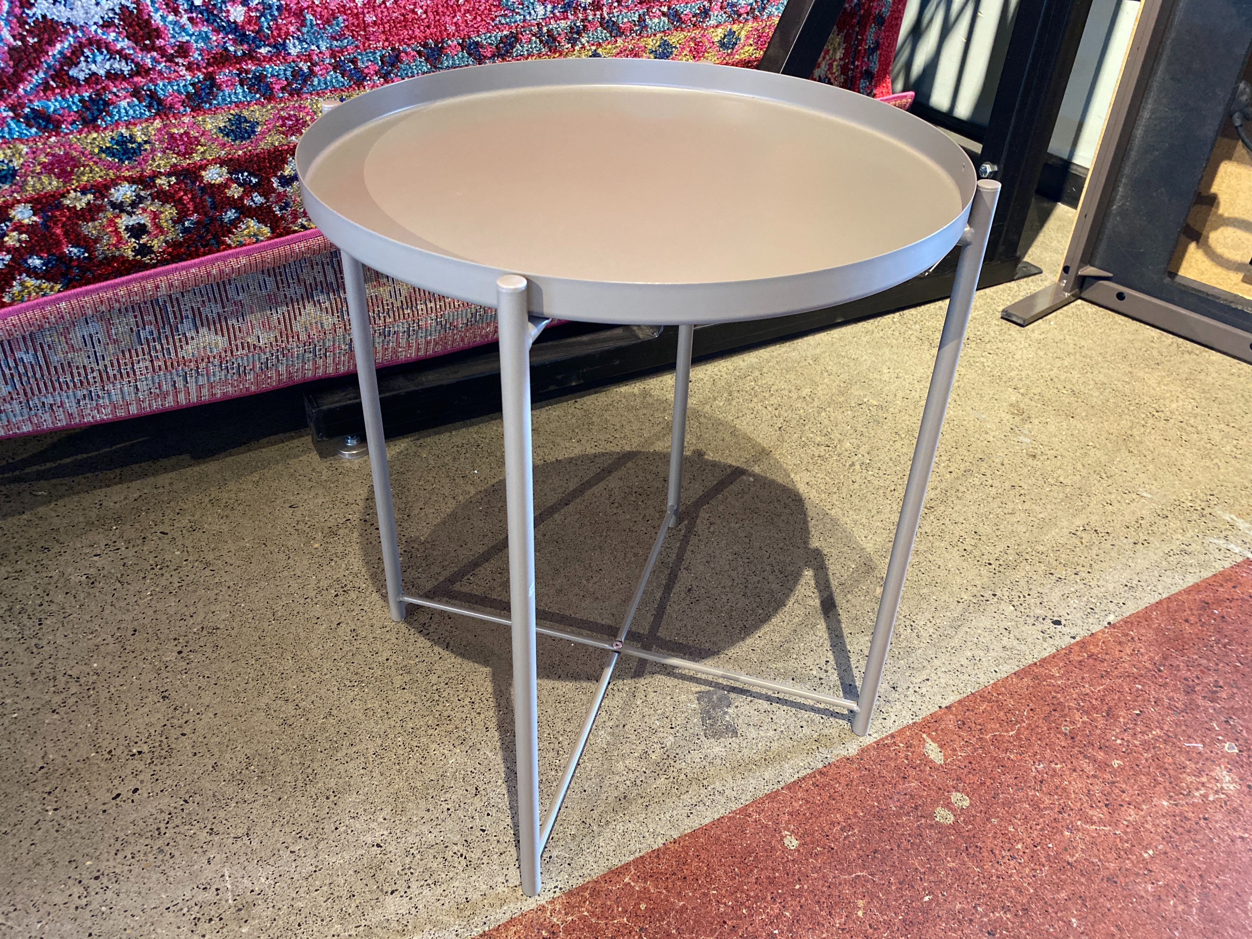 IKEA Gladom Neutral Grey Tray Top Table