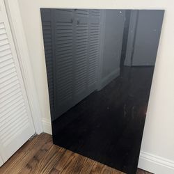 Used Black Acrylic Board 