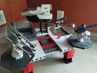 GI Joe 1985 Transportable Tactical Battle Platform complete and very clean with shark