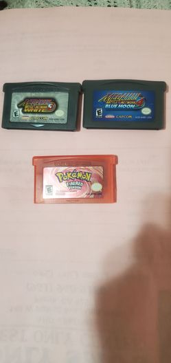 Megaman battle network 3&4 Pokémon fire red repo