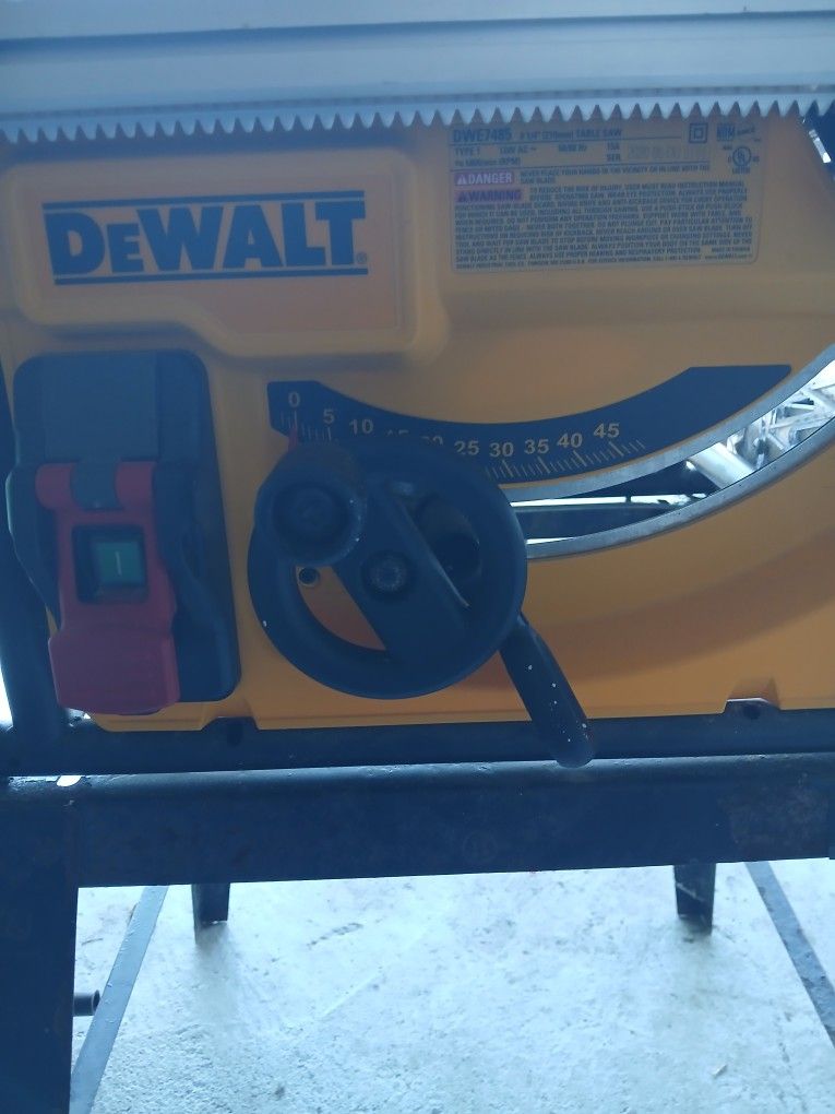 Dewalt Table Saw With Stand