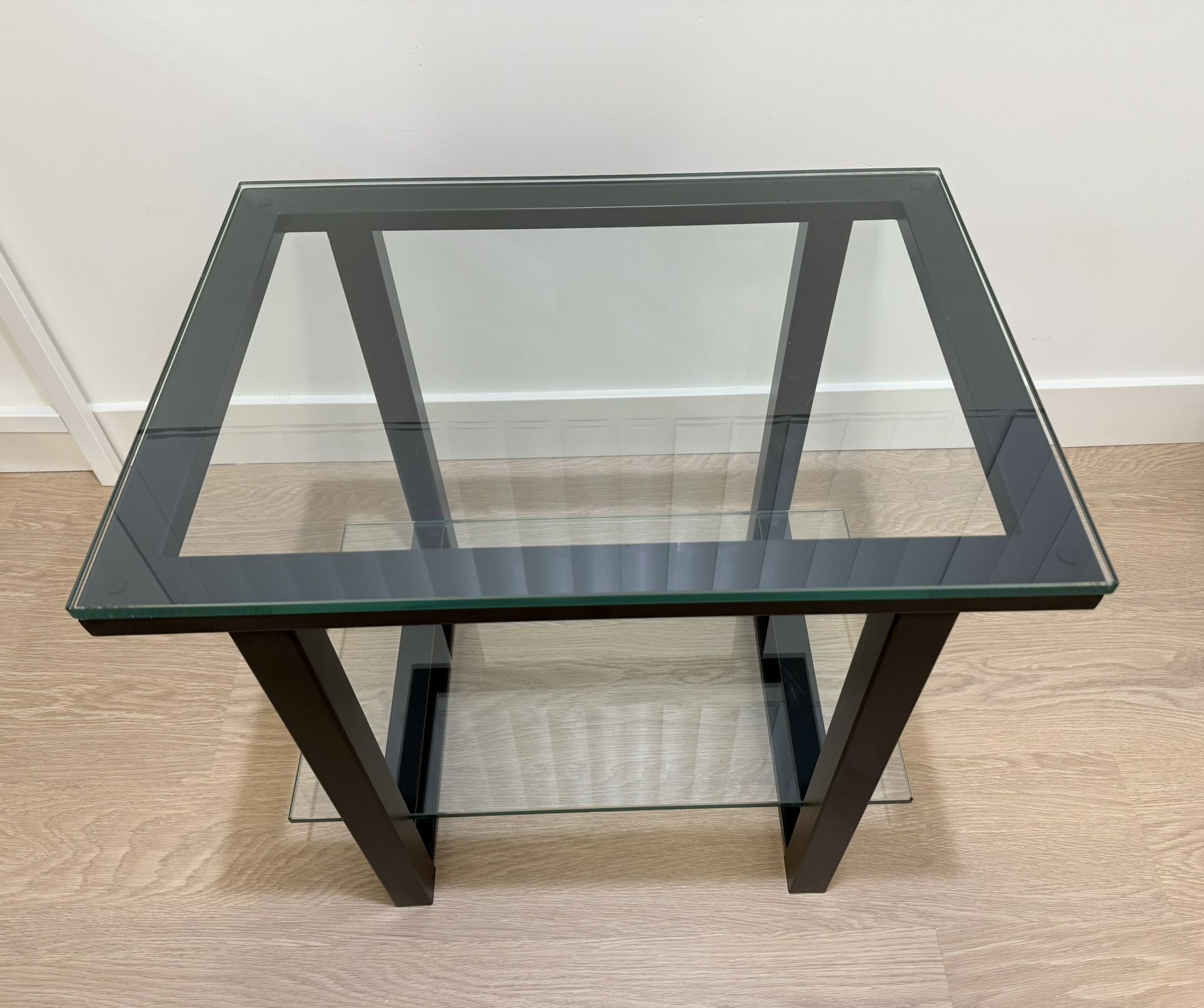 Crate&Barrel Glass Table