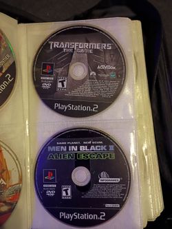 PS2 Game Discs – Transformers & Men in Black II