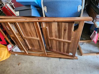 FREE: Wooden Shelving Unit (Needs DIY Repair)