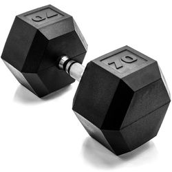 CAP Barbell Coated Hex Dumbbell Weight | Multiple Options
