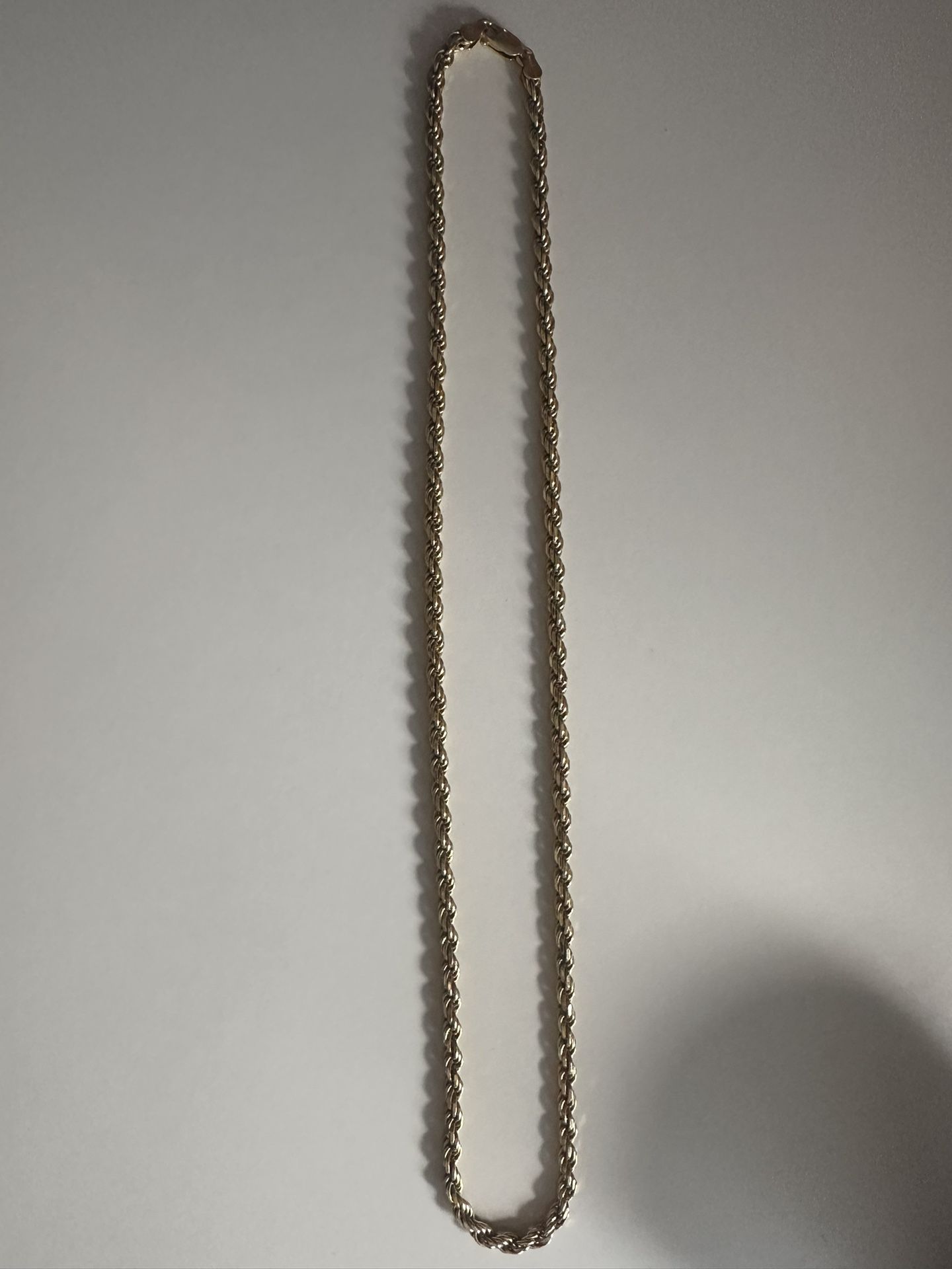 14k Gold Plated Rope Chain