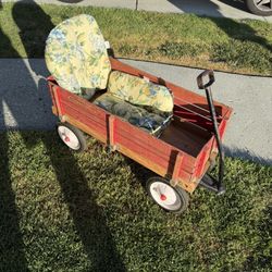 Vintage Radio Flyer, Town And Country Kids Wagon