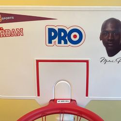 VINTAGE Michael Jordan Pro KIDS Adjustable Basketball HOOP with BALL