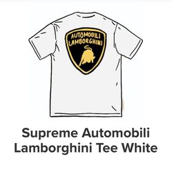 Supreme Lambo shirt MEDIUM