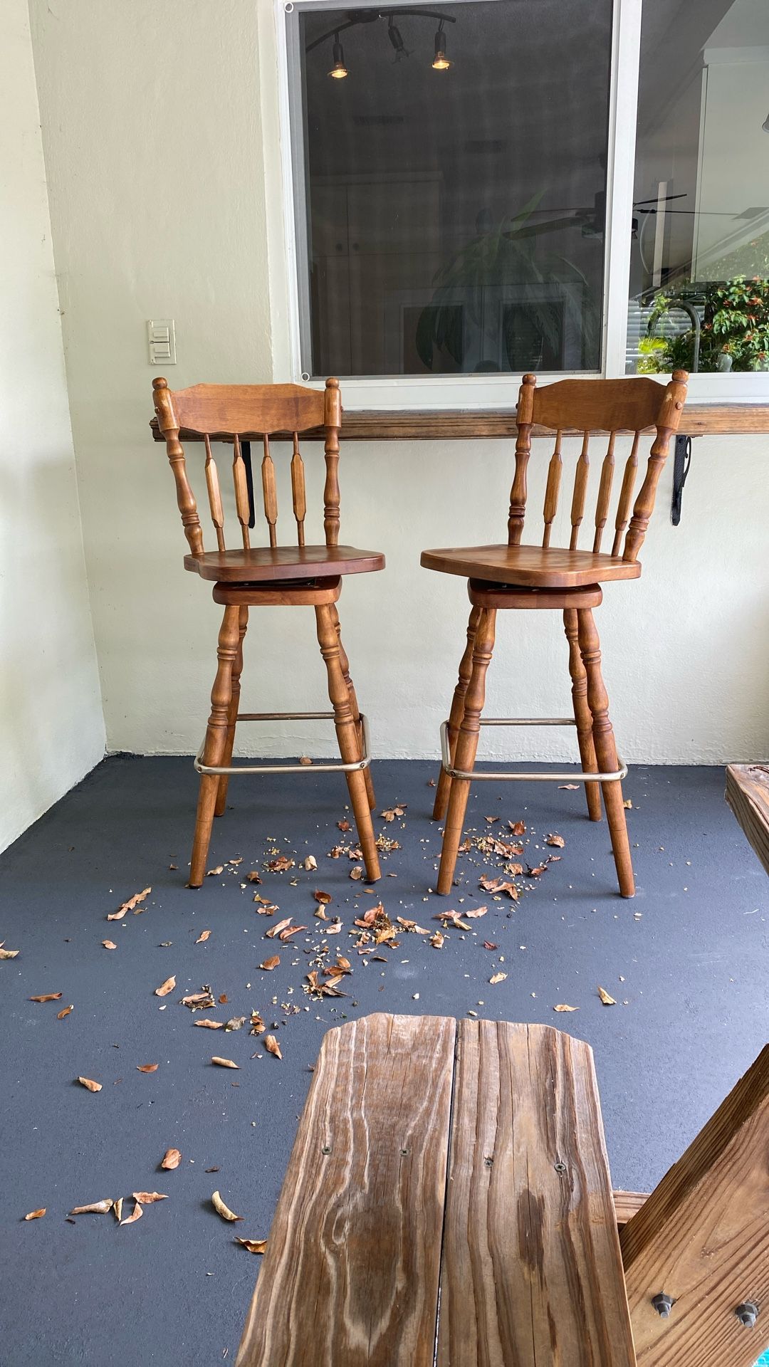 Swivel Bar Stool Set